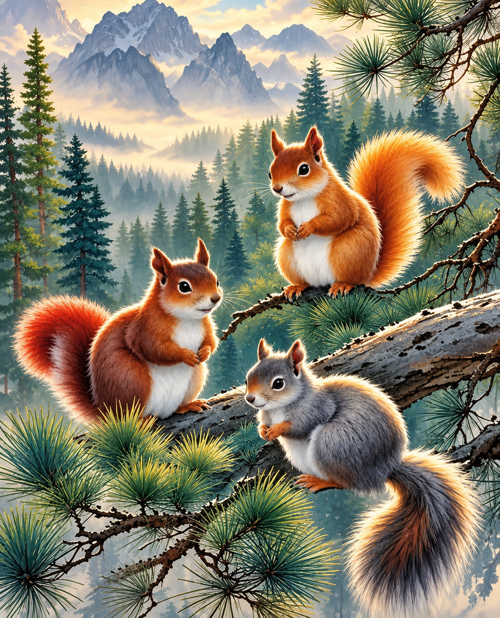 Enchanted Creatures Paint by Number Kits for Adults