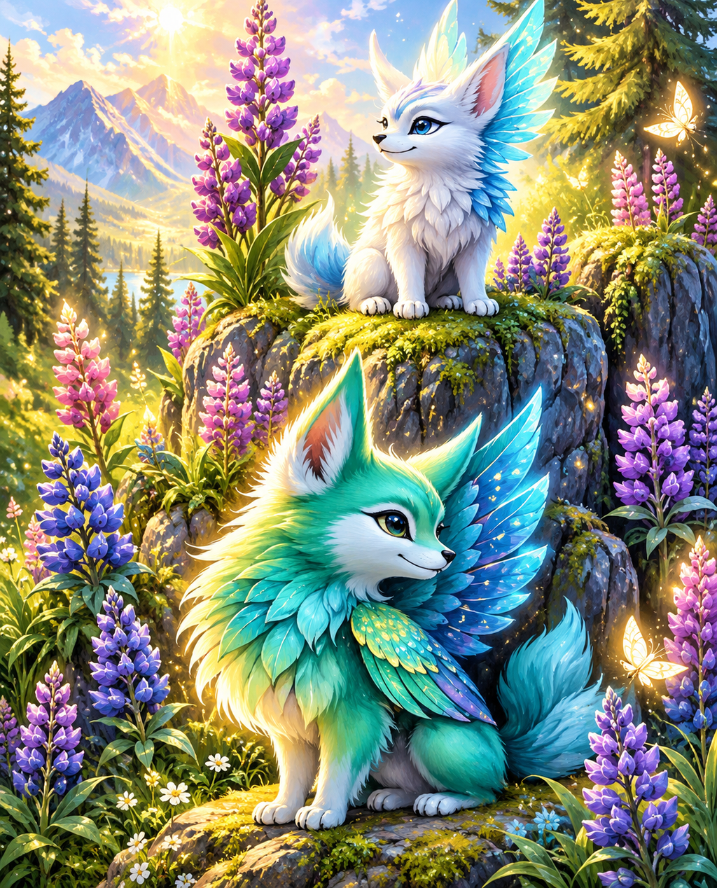 Enchanted Creatures Paint by Number Kits for Adults