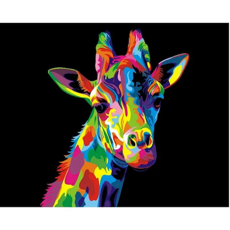 Colorful Creatures Paint by Number Kits for Adults