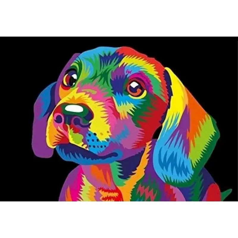 Colorful Creatures Paint by Number Kits for Adults