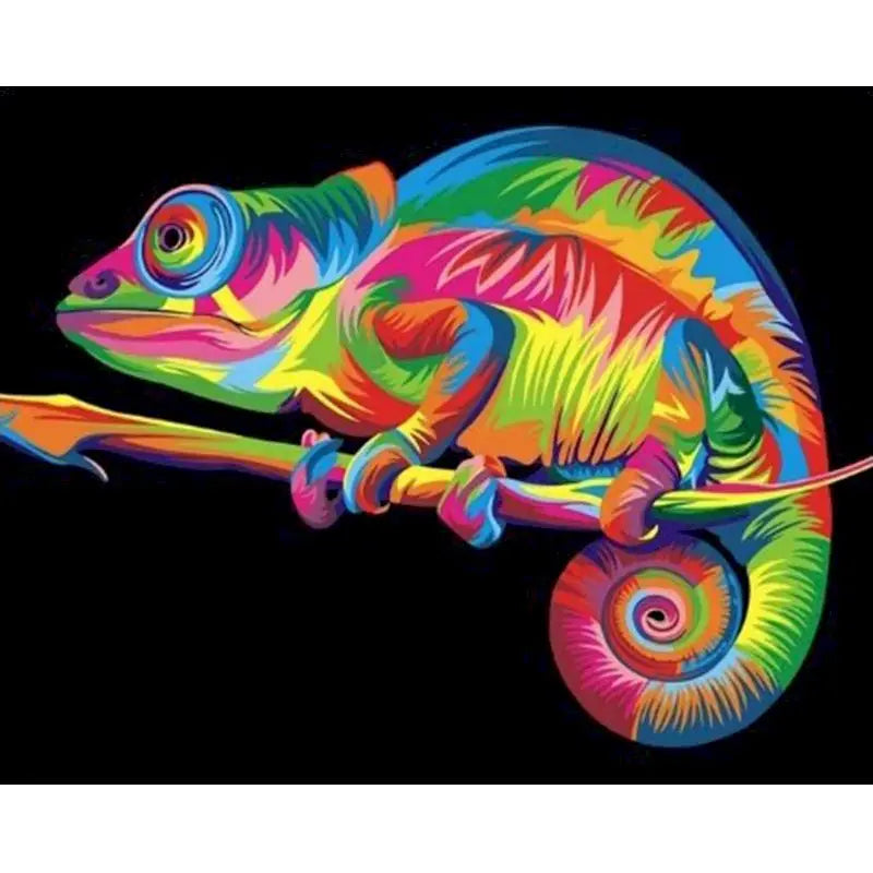 Colorful Creatures Paint by Number Kits for Adults
