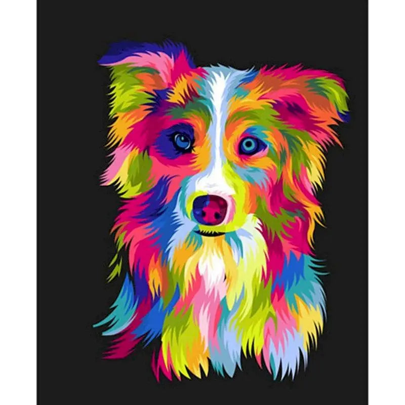Colorful Creatures Paint by Number Kits for Adults