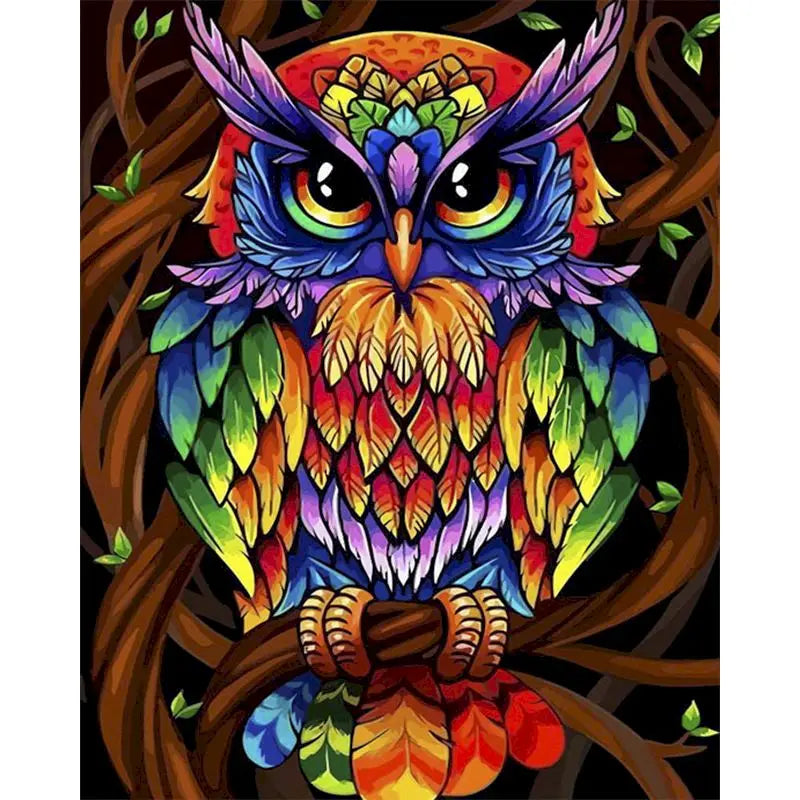Colorful Creatures Paint by Number Kits for Adults