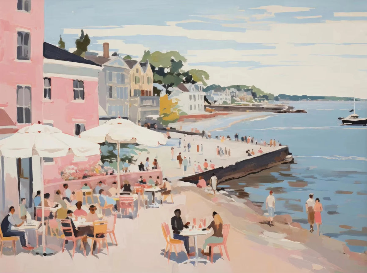 Summer Seaside Paint by Number Kits for Adults
