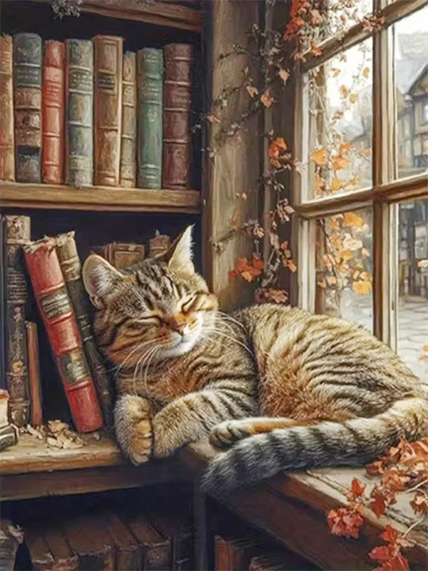 Cat Paint by Number Kits for Adults