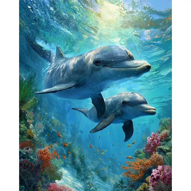 Sea Animals Paint By Number Kit