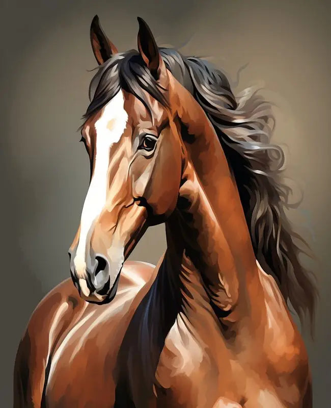 Horse Paint by Number Kits for Adults