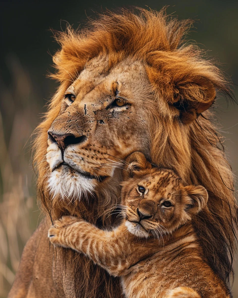 Majestic Lions Paint by Number Kits for Adults