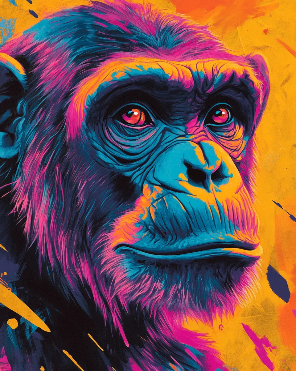 Wild & Whimsical Animal Portrait Paint by Number Kits
