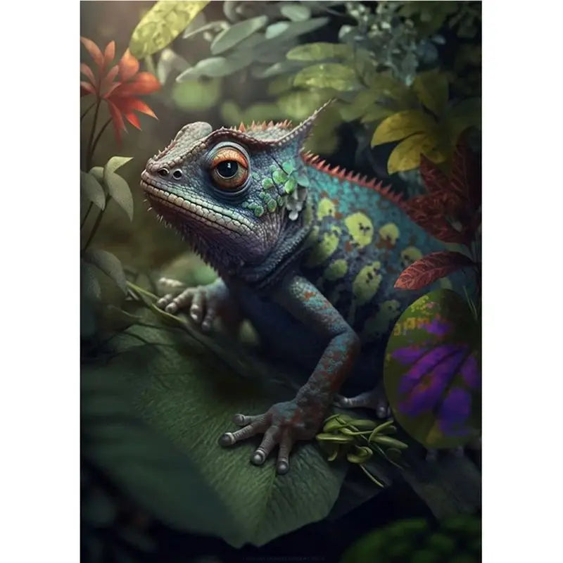 Wild Animal Paint by Number Kits for Adults