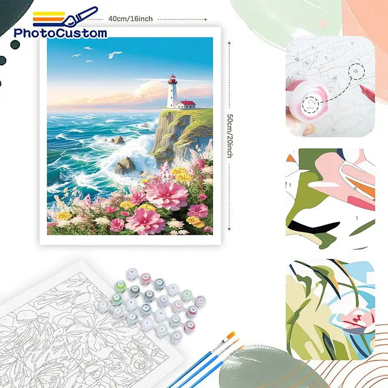 Scenic Escapes Paint by Number Kits for Adults