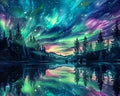 Mountain Waters Paint by Number Kits for Adults