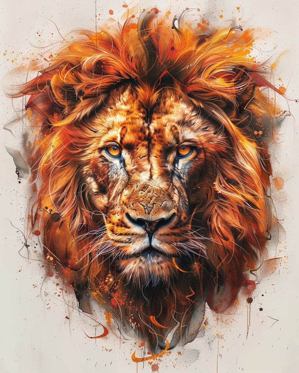 Majestic Lions Paint by Number Kits for Adults