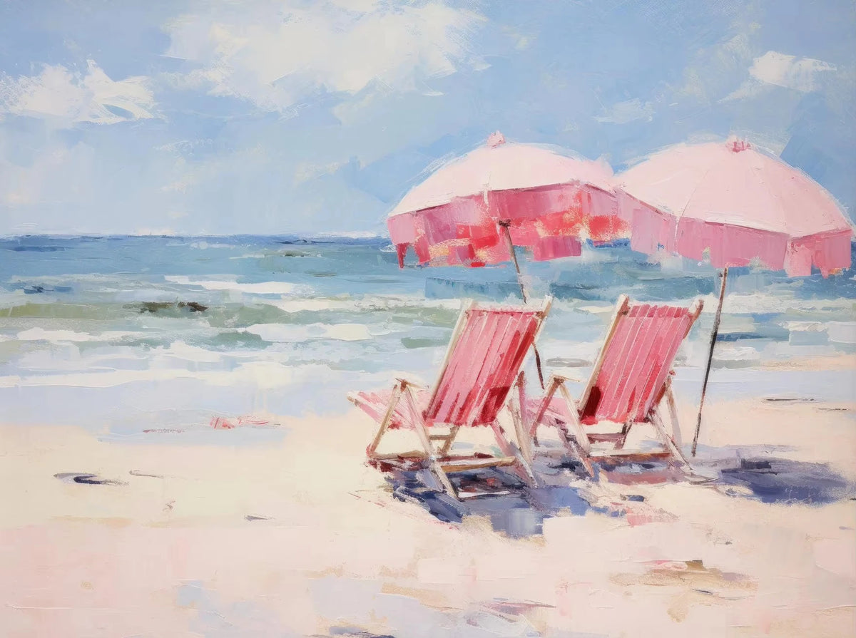 Summer Seaside Paint by Number Kits for Adults