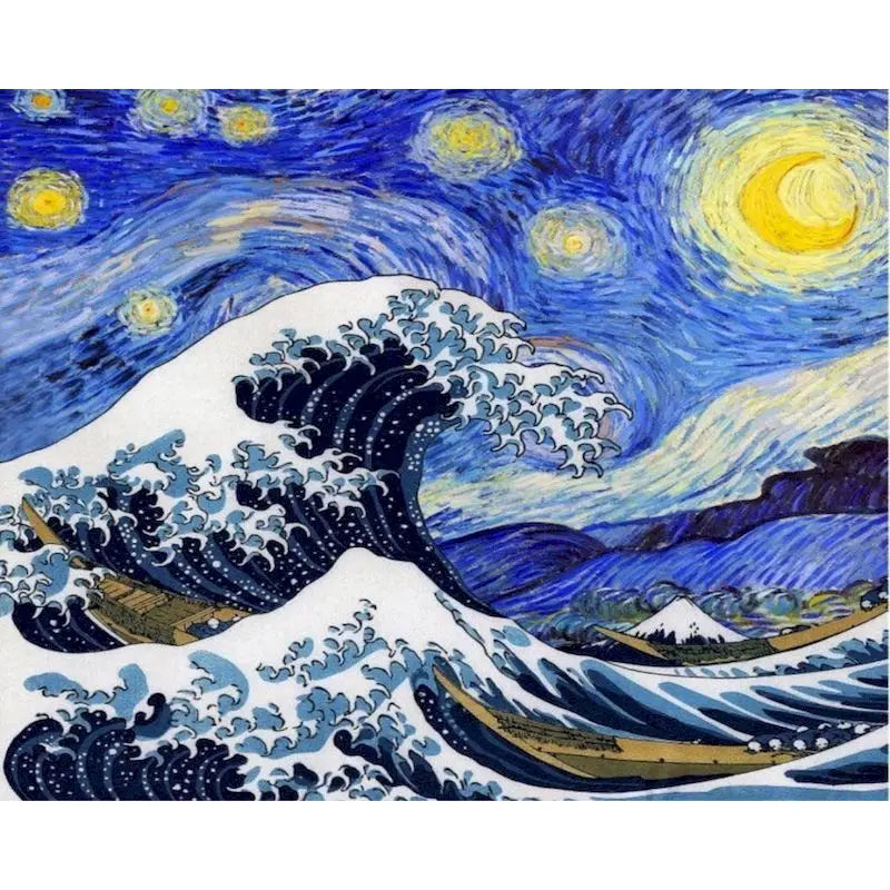 Ocean Waves & Coastal Views Paint by Number Kits for Adults