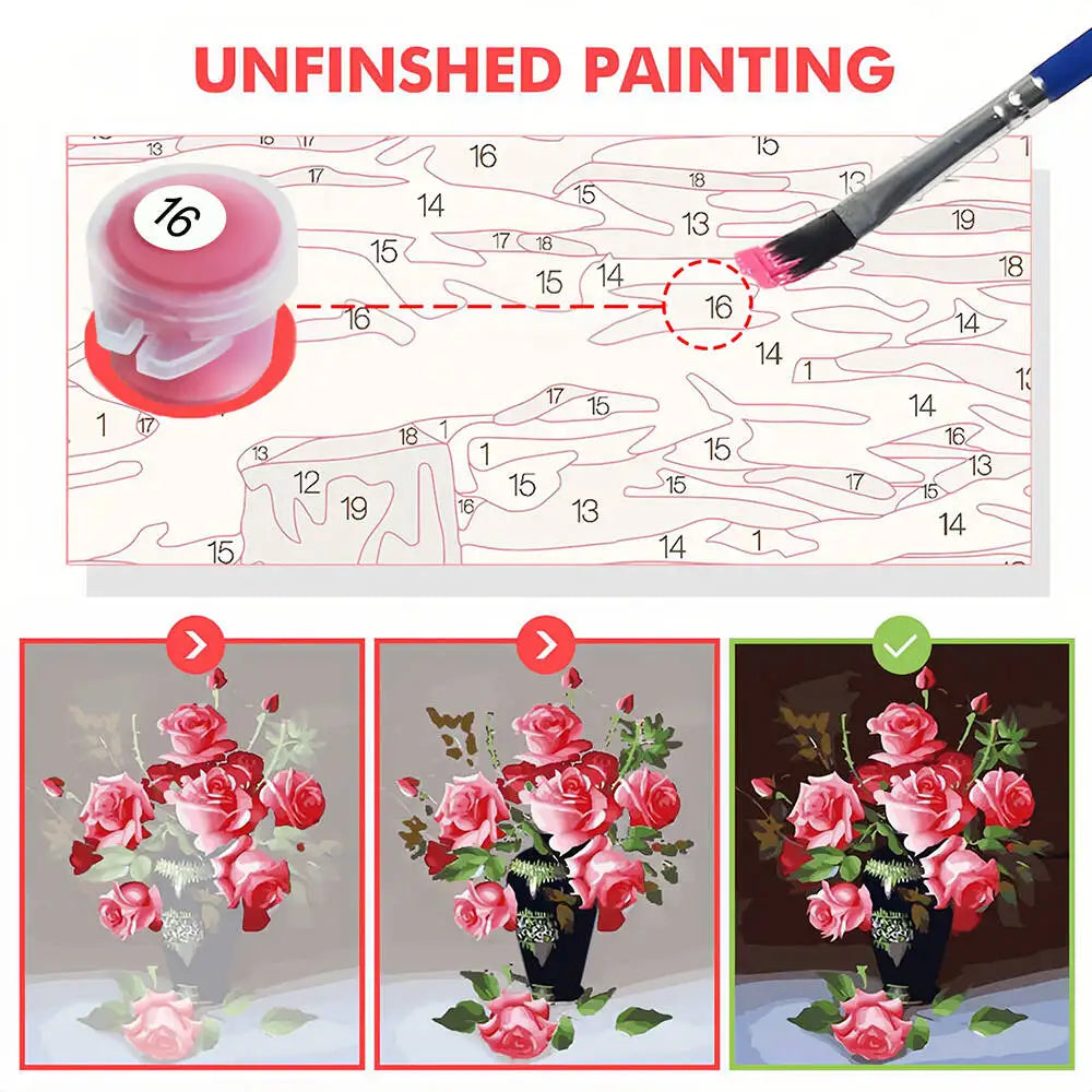 Night Cats Paint by Number Kits for Adults
