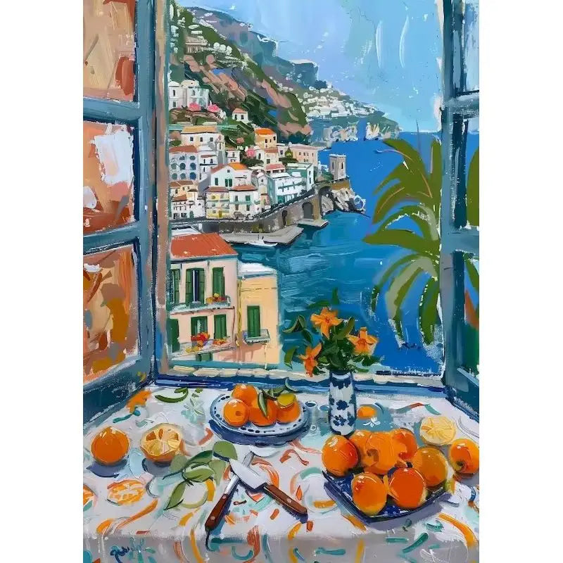 Sunny Coastal Escapes Paint by Number Kits for Adults