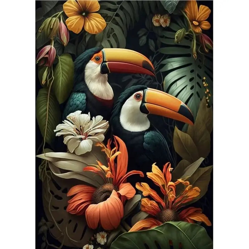 Wild Animal Paint by Number Kits for Adults