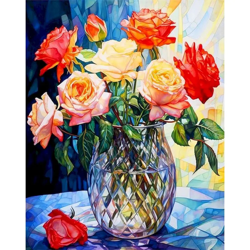 Bold Blooms & Bouquets Paint by Number Kits for Adults