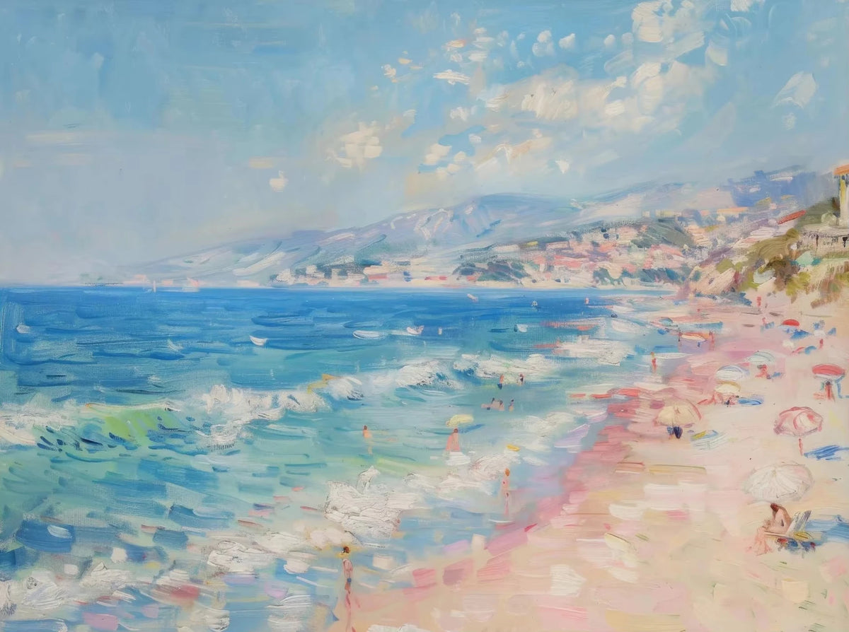 Summer Seaside Paint by Number Kits for Adults