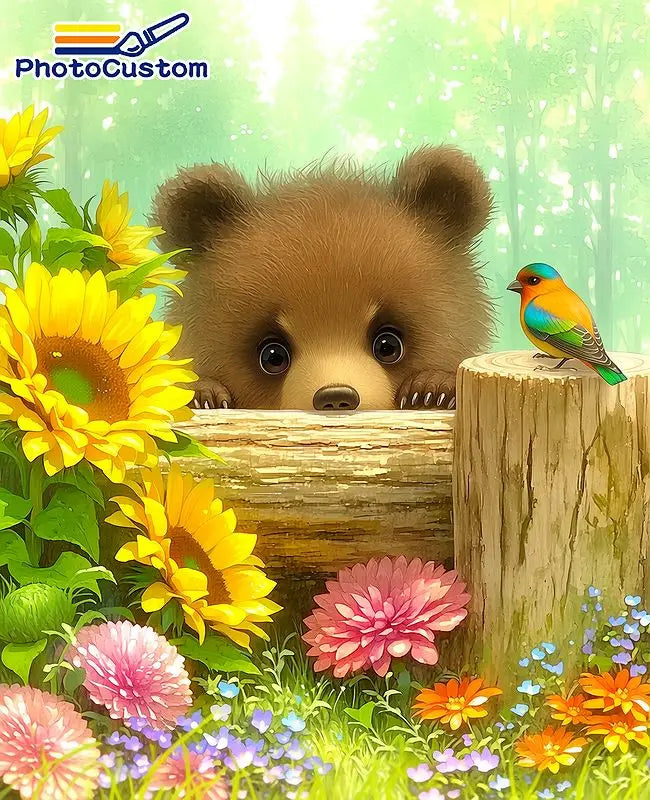 Whimsical Animals Paint by Number Kits