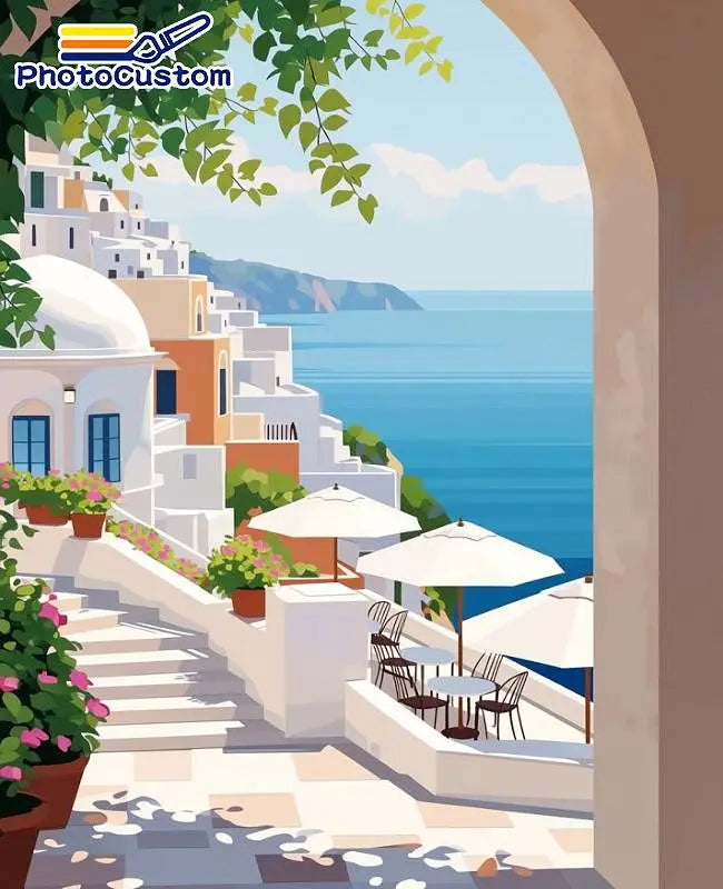 Scenic Escapes Paint by Number Kits for Adults