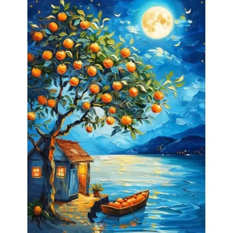 Moonlit Cities & Coastal Escapes Paint by Number Kits for Adults