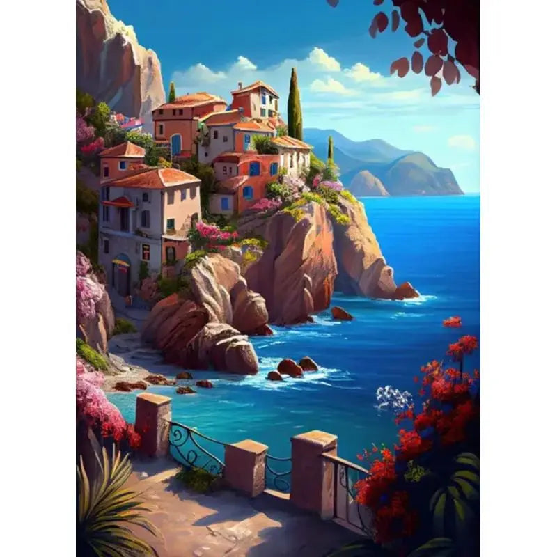 Moonlit Cities & Coastal Escapes Paint by Number Kits for Adults