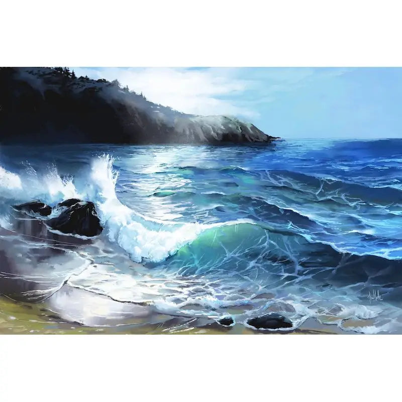 Ocean Waves & Coastal Views Paint by Number Kits for Adults