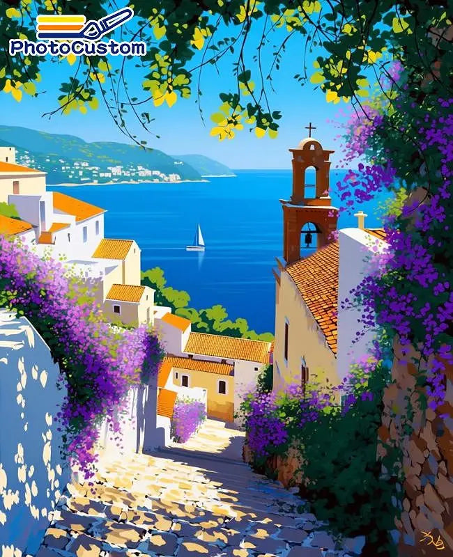 Scenic Escapes Paint by Number Kits for Adults