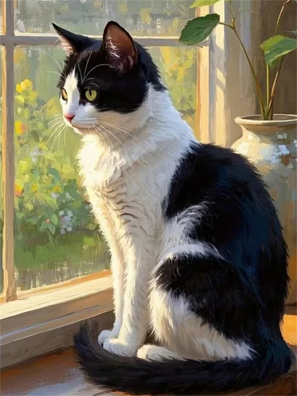 Cat Paint by Number Kits for Adults