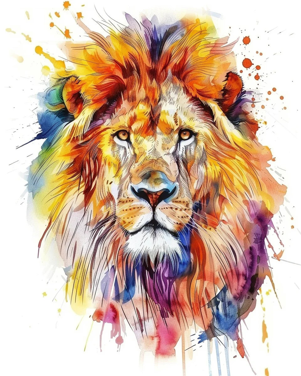 Majestic Lions Paint by Number Kits for Adults