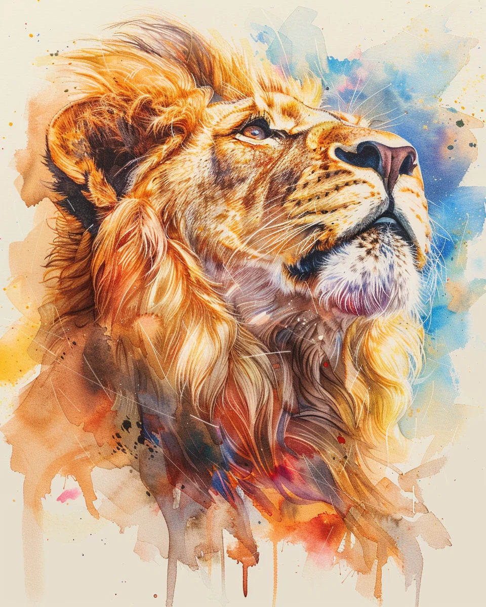Majestic Lions Paint by Number Kits for Adults