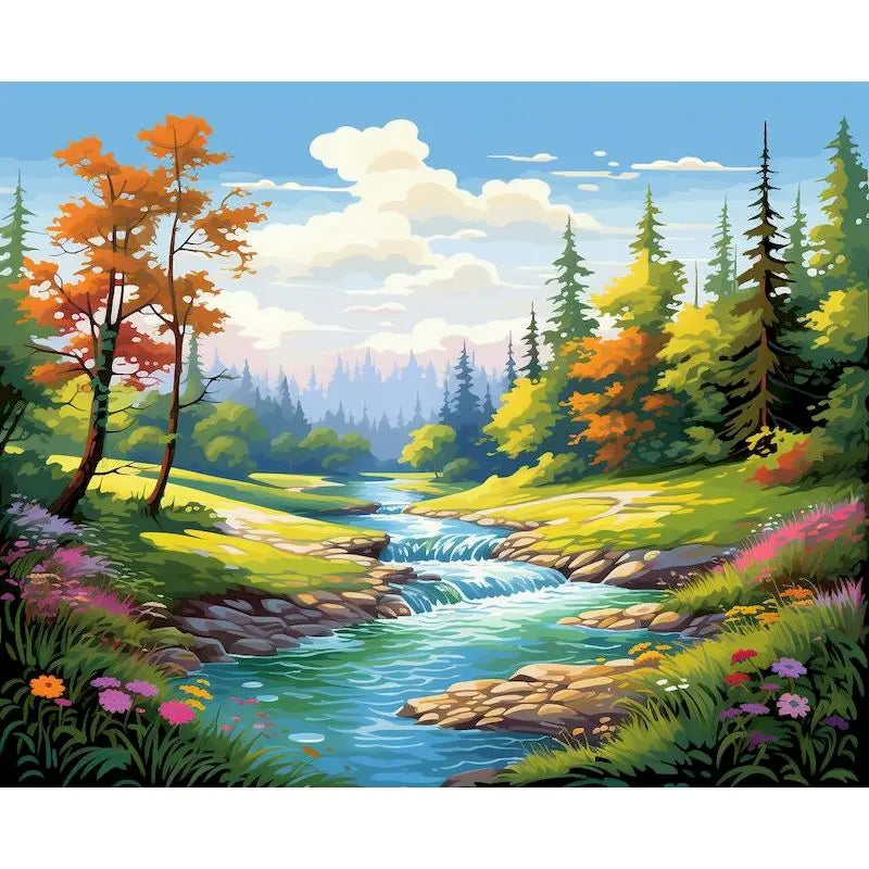 Ocean Waves & Coastal Views Paint by Number Kits for Adults