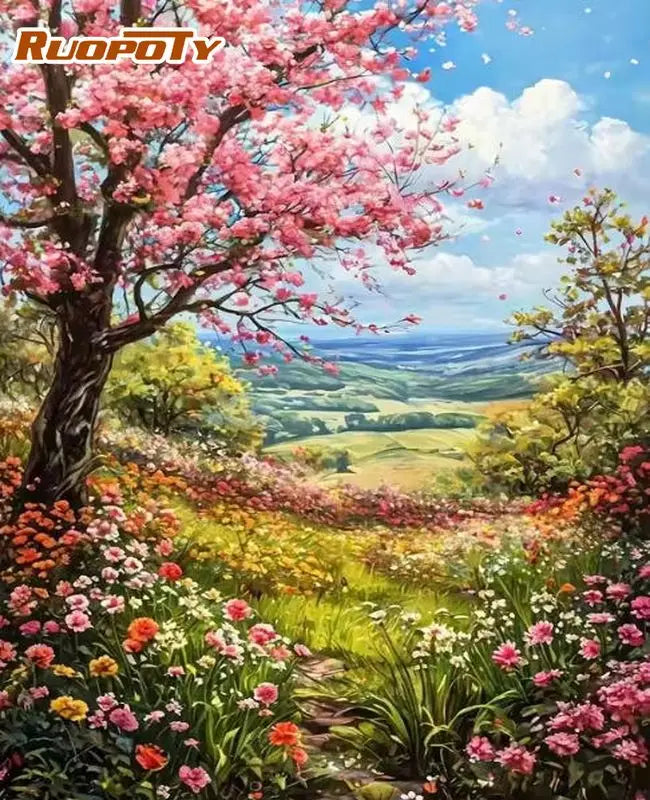 Enchanted Gardens &amp; Waterscapes Paint by Number Kits for Adults