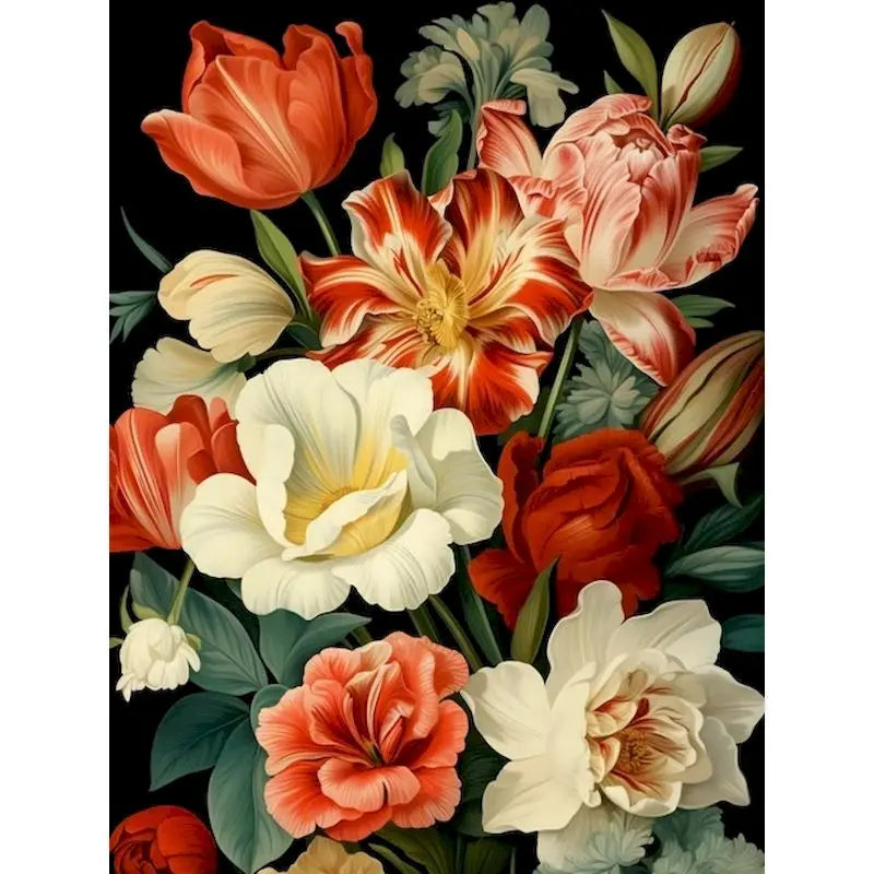 Bold Blooms & Bouquets Paint by Number Kits for Adults