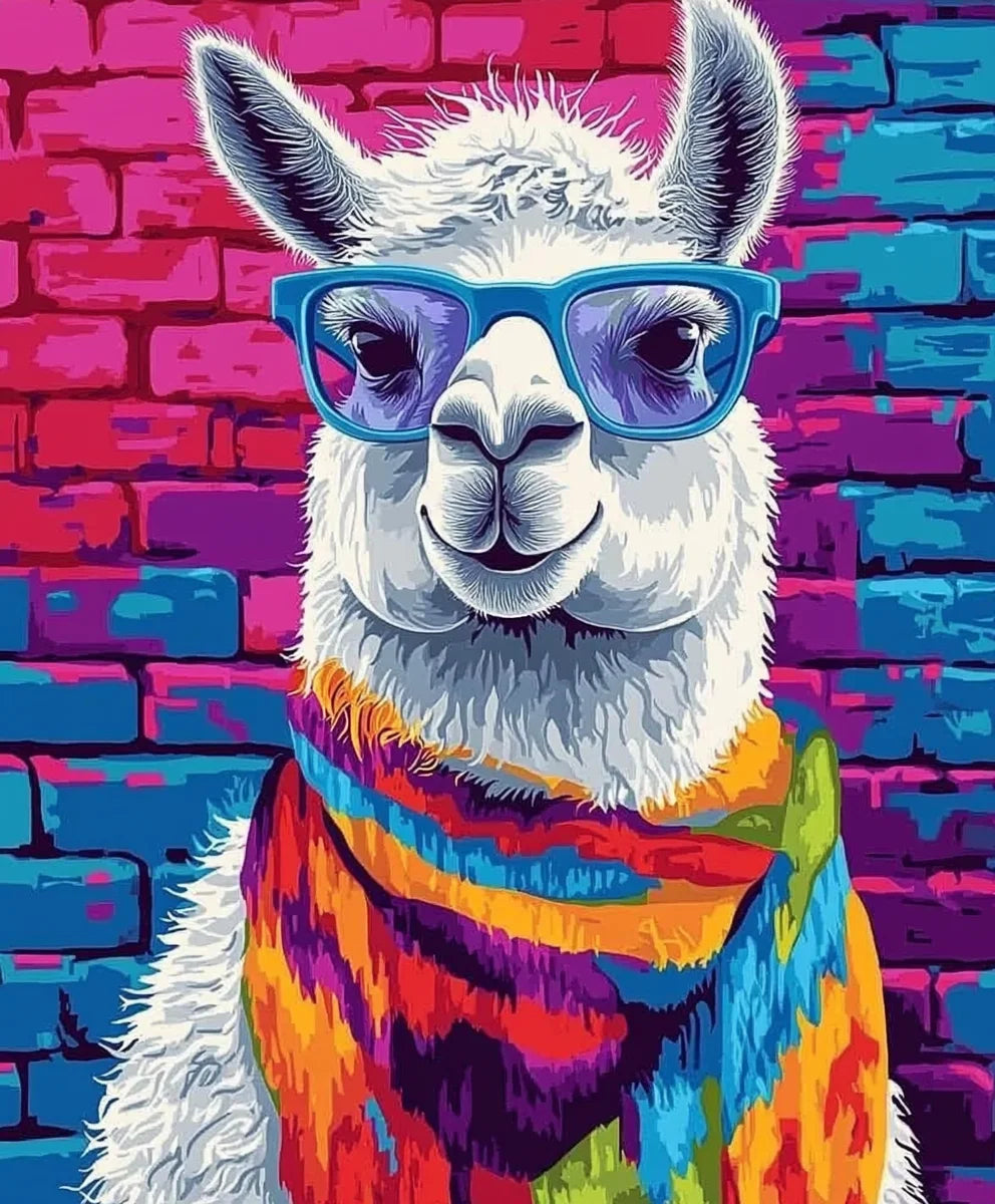 Wild & Whimsical Animal Portrait Paint by Number Kits