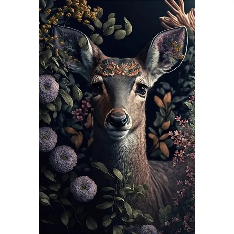 Wild Animal Paint by Number Kits for Adults
