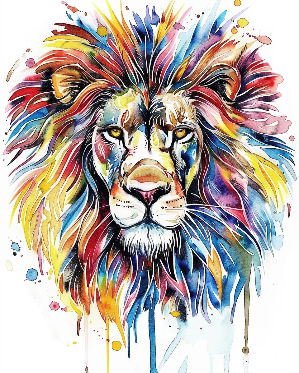 Majestic Lions Paint by Number Kits for Adults
