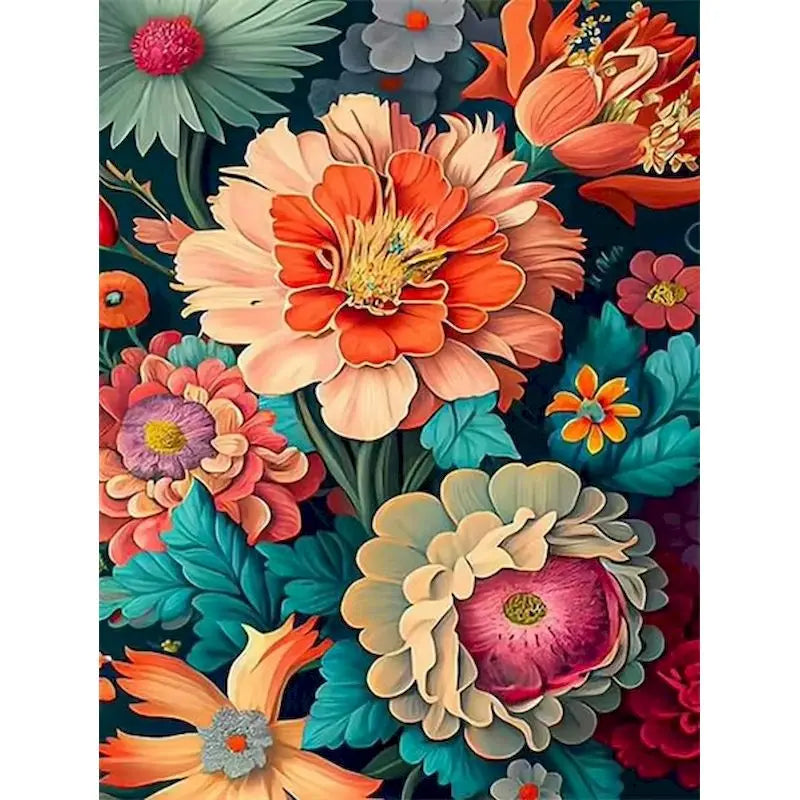 Floral Friends Paint by Number Kits