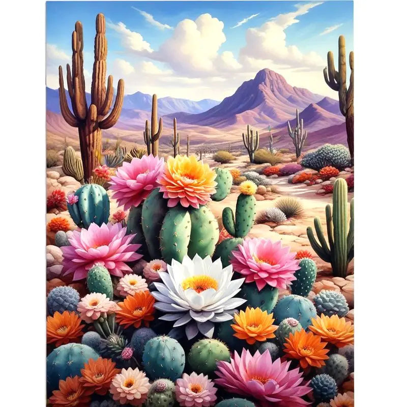 Pastel Paradise Paint by Number Kits for Adults