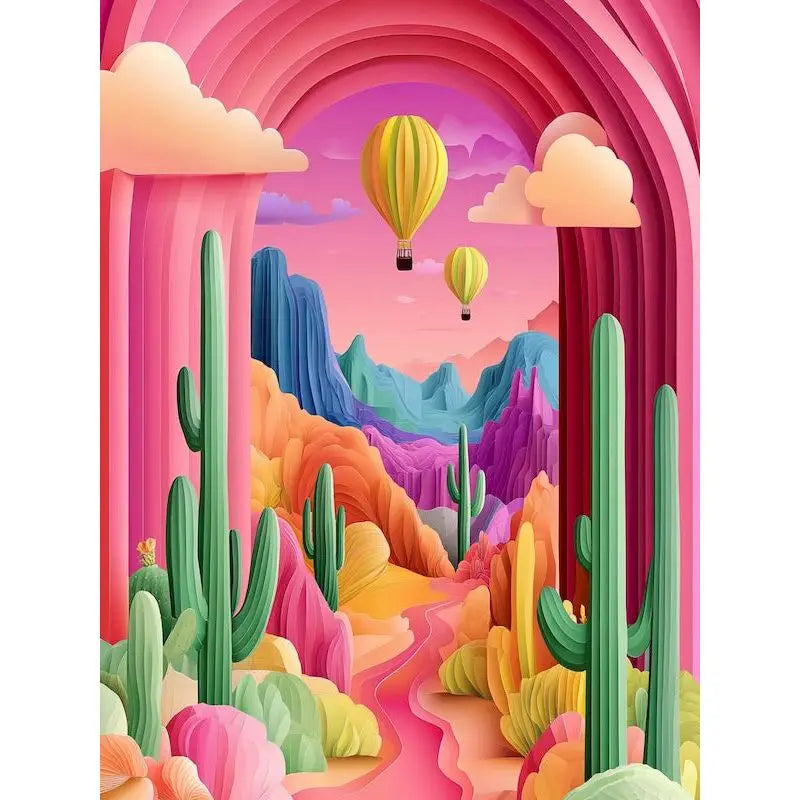 Pastel Paradise Paint by Number Kits for Adults