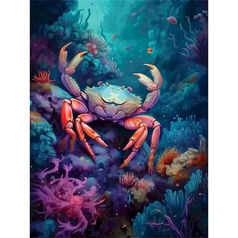 Ocean Life Paint by Number Kits for Adults