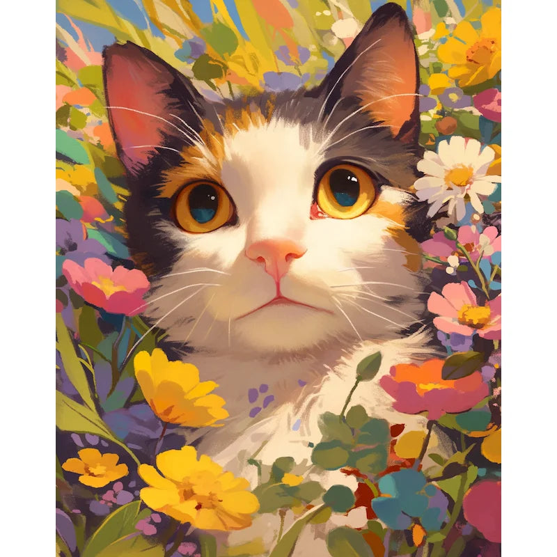 Floral Friends Paint by Number Kits