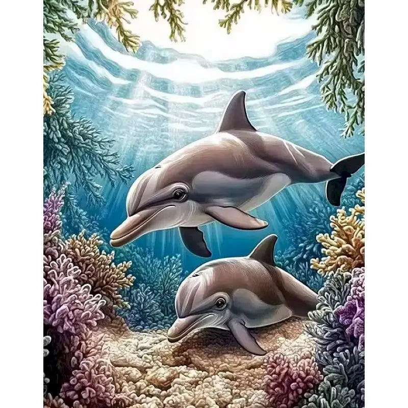 Sea Animals Paint By Number Kit