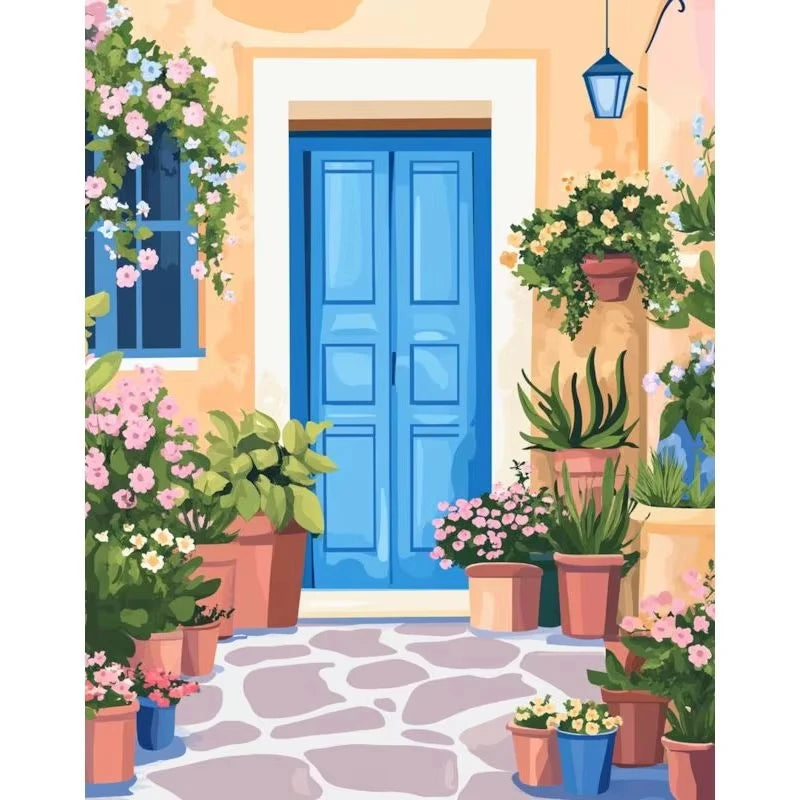 Mountain Meadows  Wildflowers Paint by Number Kits for Adults