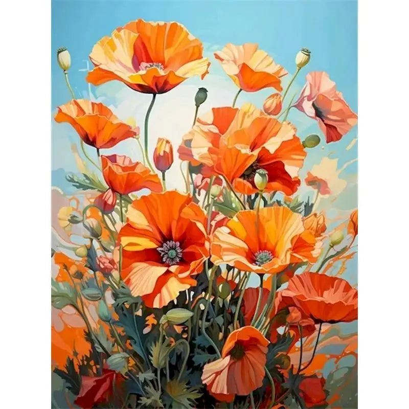 Bold Blooms & Bouquets Paint by Number Kits for Adults