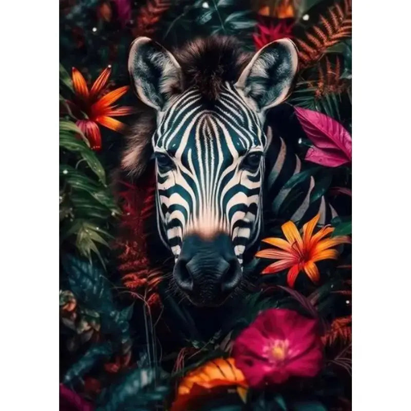 Wild Animal Paint by Number Kits for Adults