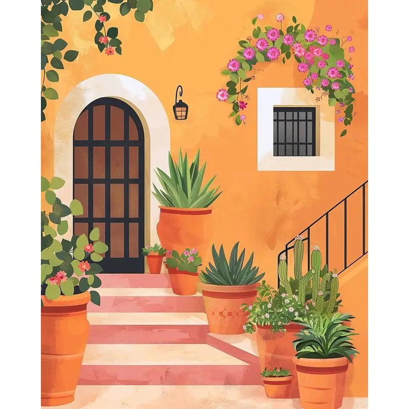 Pastel Paradise Paint by Number Kits for Adults