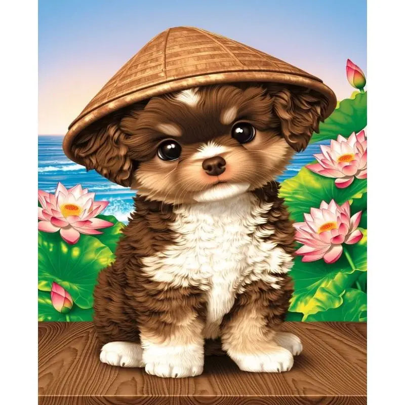Dog Paint by Number Kits for Adults